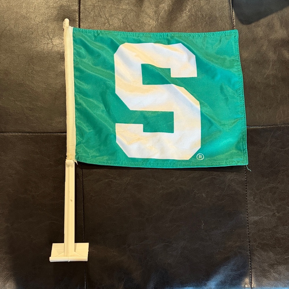 Michigan State Spartans Car Flag